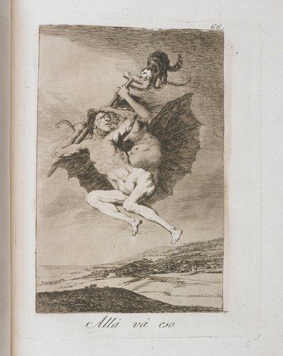 Plate from Los Caprichos by Francisco de Goya